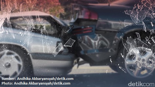 kecelakaan di tol jagorawi